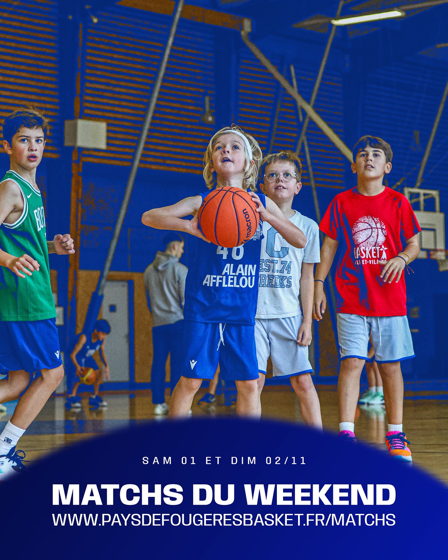 𝐖𝐄𝐄𝐊-𝐄𝐍𝐃 📆
👉🏼 Présenté par @kdm_fougeres 
⚔️ NM1 - J09 - Choc face au leader, les Sables
🏀 Le planning des matchs est disponible sur le site internet du club