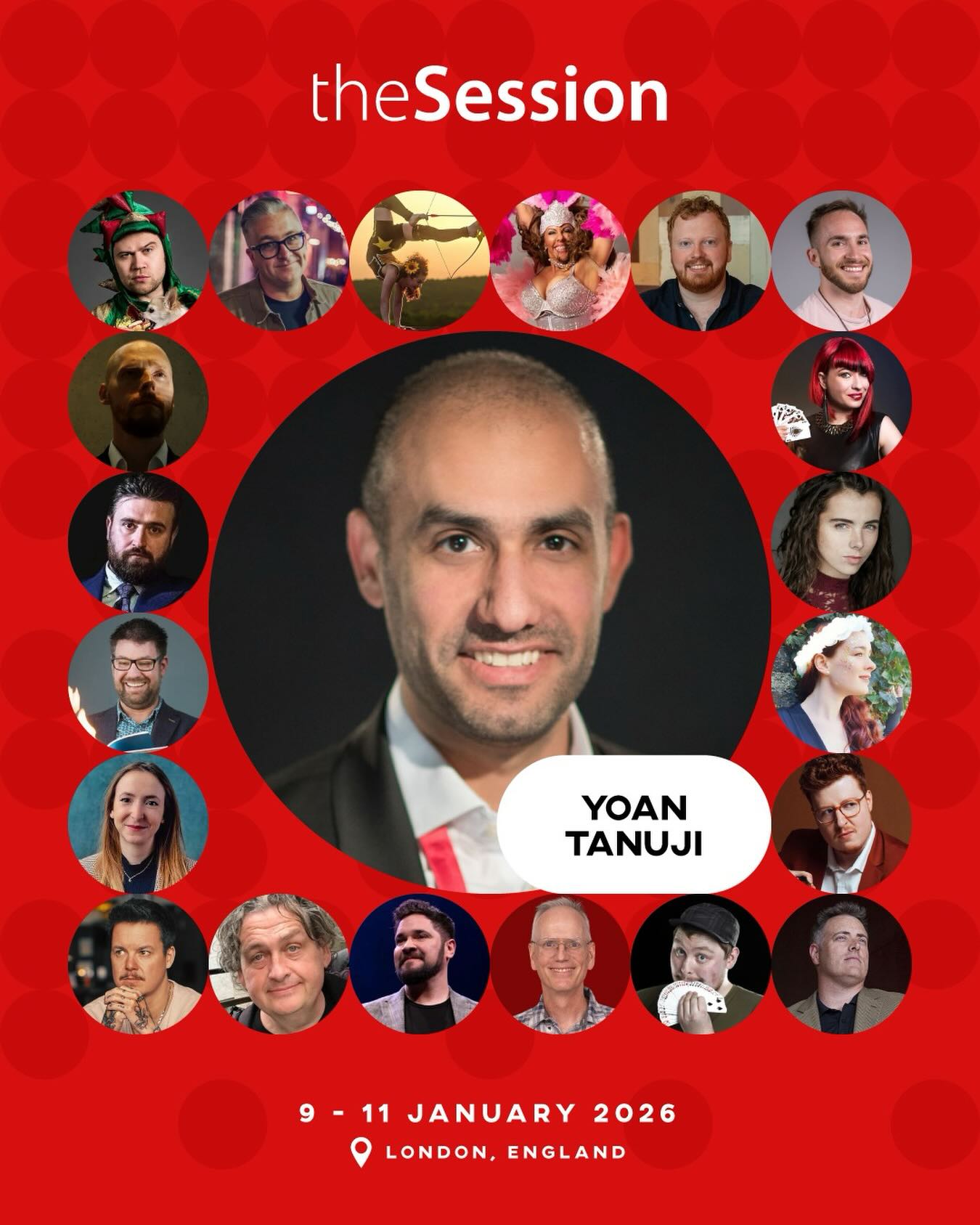 ✅ Proudly be at The Session 2026 by @vanishingincmagic . One of my favourite #convention A 15 minutes #talk / #magic #performance in #london. Can’t wait to be there ❤️
#teach #learn #share #frenchmagician #magician #tricks #magictricks #lecture #conférence #thesession #thesession2026