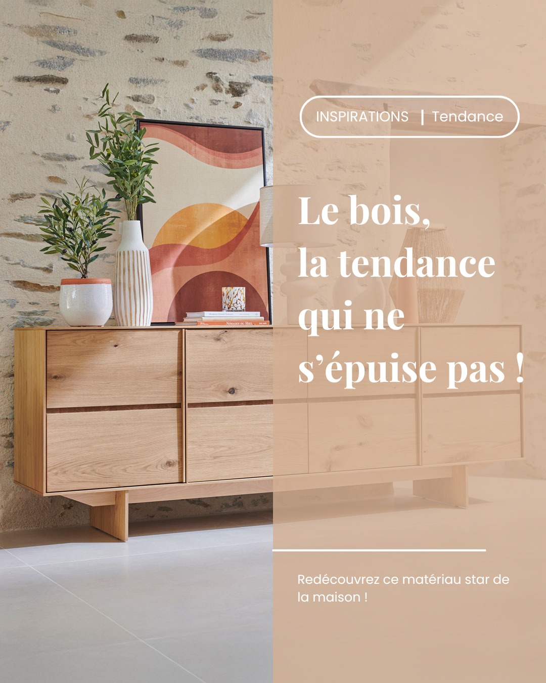 Pour un intérieur indémodable, choisissez le bois…
