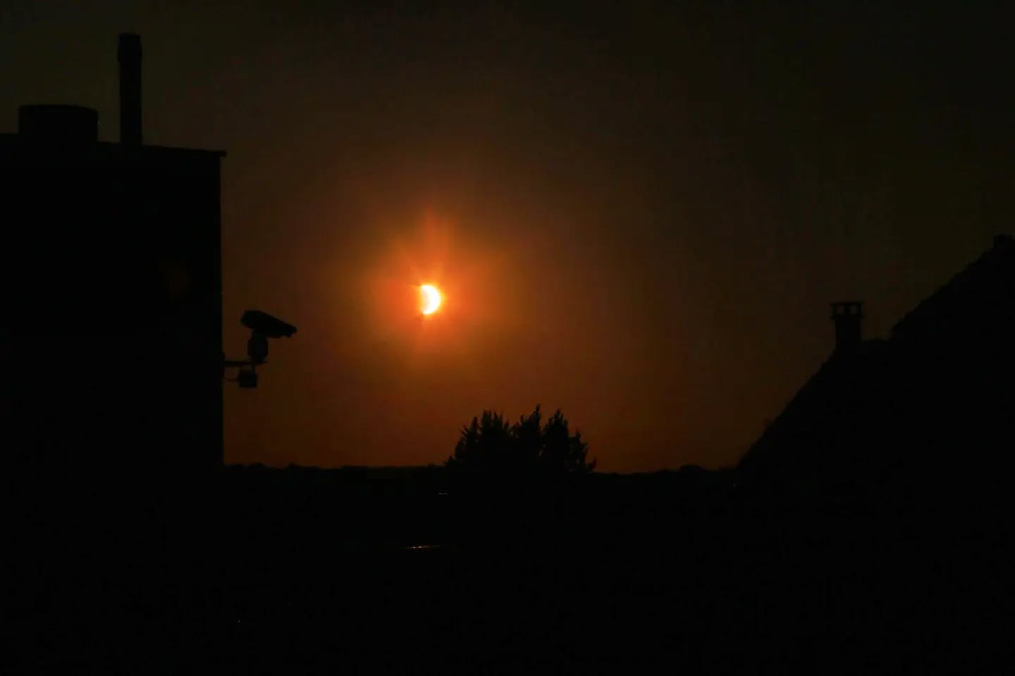 When you witness them briefly trying to close off the manhole above you.
An eclipse, they call it.