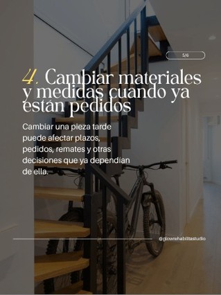 Una decisión tomada demasiado tarde puede obligar a rehacer trabajo que ya estaba resuelto.
Distribución, cocina y baños, iluminación o materiales: cuanto más avanzadas están la obra y las compras, más caro puede ser cambiar una decisión importante.
Planificar bien también es controlar el presupuesto.
Guarda este carrusel si estás preparando una reforma.
#GlowRehabilita #ReformaIntegral #Interiorismo #Planificacion #SantCugat
—
Una decisió presa massa tard pot obligar a refer feina que ja estava resolta.
Distribució, cuina i banys, il·luminació o materials: com més avançades estan l’obra i les compres, més car pot ser canviar una decisió important.
Planificar bé també és controlar el pressupost.
Guarda aquest carrusel si estàs preparant una reforma.
#GlowRehabilita #ReformaIntegral #Interiorisme #Planificació #SantCugat